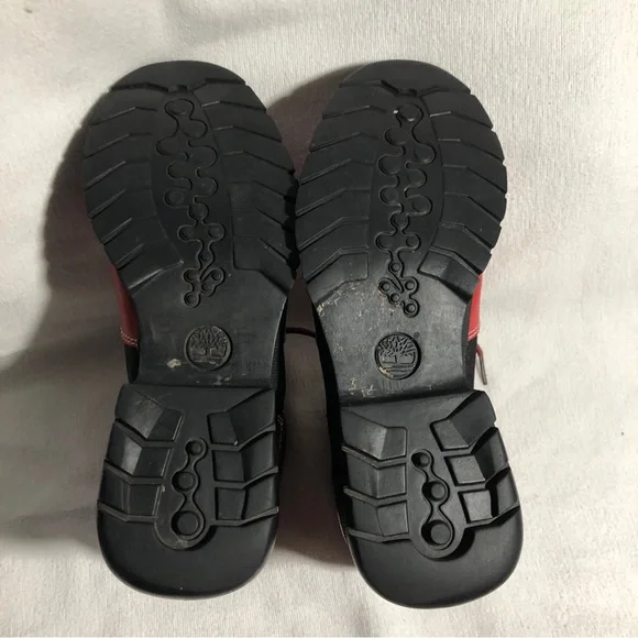 Timberland Leather Wedge Lace Up Boots Hiking - Picture 5 of 8